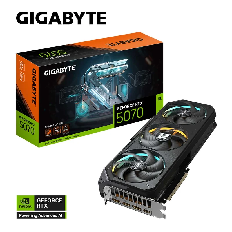 Gigabyte GeForce RTX 5070 Gaming OC 12G GDDR7 Graphics Card