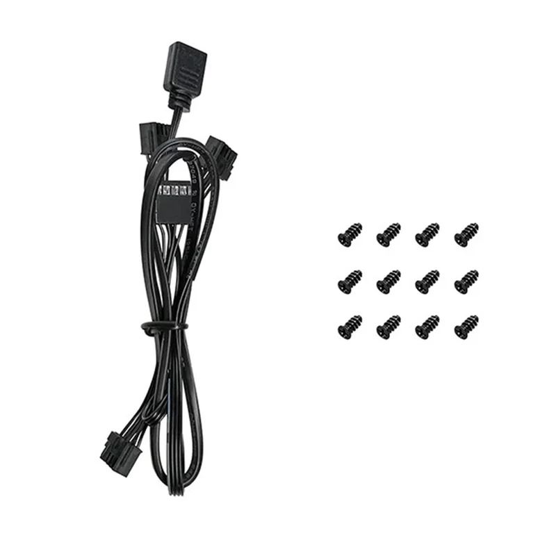Deepcool FL12 120mm Unique ARGB Cooling Fan - 3-Pack (Black, White) (R-FL12-BKAPN3-G, R-FL12-WHAPN3-G)