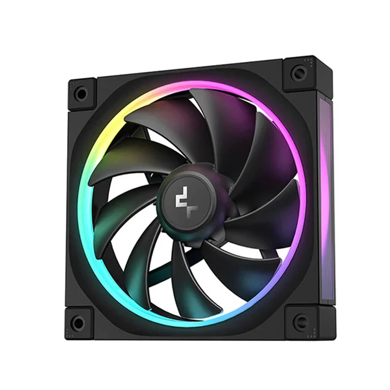 Deepcool FL12 120mm Unique ARGB Cooling Fan - 1-Pack (Black, White) (R-FL12-BKAPN1-G, R-FL12-WHAPN1-G)