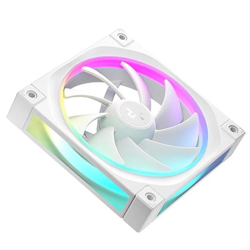 Deepcool FL12 120mm Unique ARGB Cooling Fan - 1-Pack (Black, White) (R-FL12-BKAPN1-G, R-FL12-WHAPN1-G)
