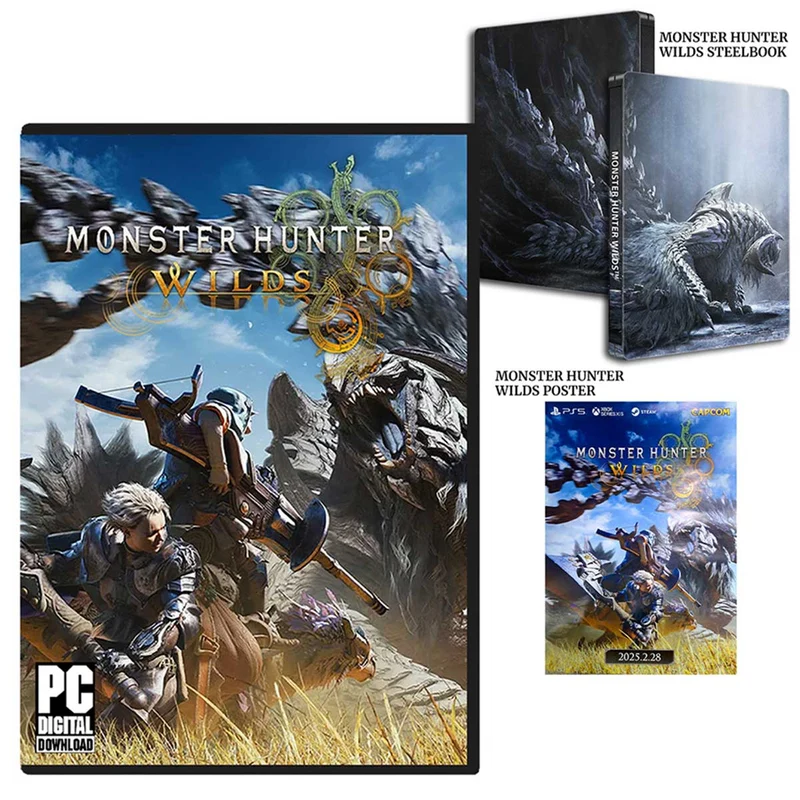 Monster Hunter Wilds PC with Steelcase