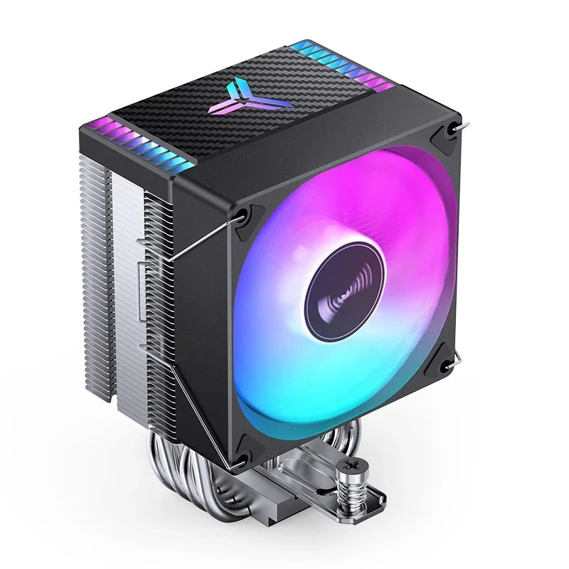 Jonsbo CR-1400 EVO Silent Series 90MM Single-Tower CPU Cooler (Black, White)