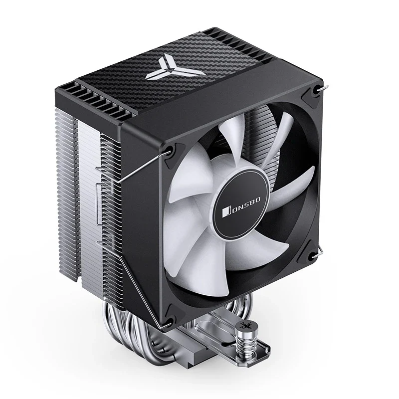 Jonsbo CR-1400 EVO Silent Series 90MM Single-Tower CPU Cooler (Black, White)