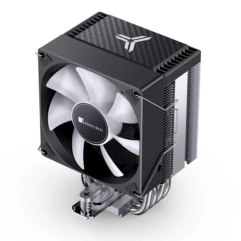 Jonsbo CR-1400 EVO Silent Series 90MM Single-Tower CPU Cooler (Black, White)