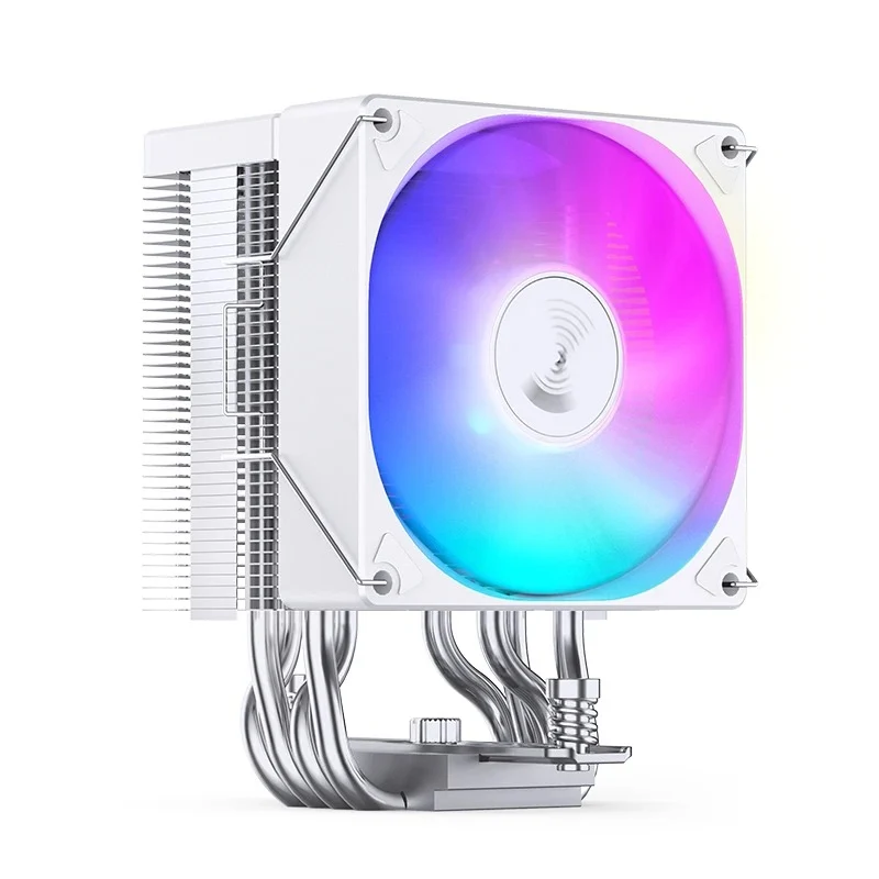 Jonsbo CR-1400 EVO Silent Series 90MM Single-Tower CPU Cooler (Black, White)