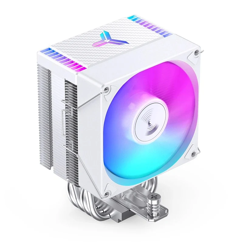 Jonsbo CR-1400 EVO Silent Series 90MM Single-Tower CPU Cooler (Black, White)