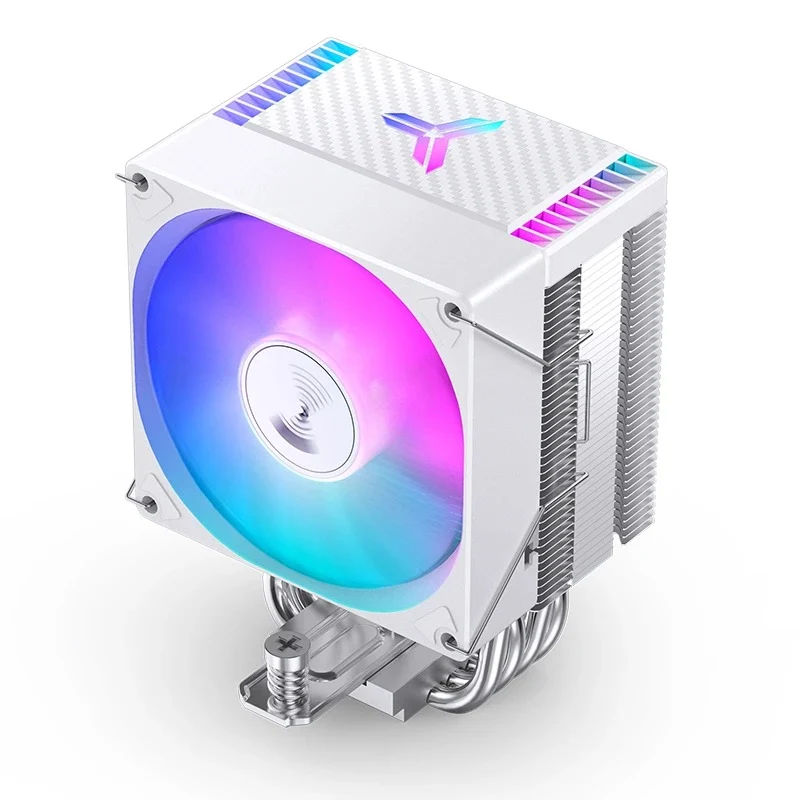Jonsbo CR-1400 EVO Silent Series 90MM Single-Tower CPU Cooler (Black, White)