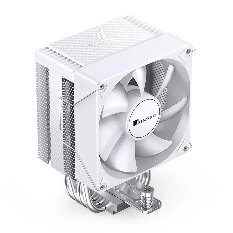 Jonsbo CR-1400 EVO Silent Series 90MM Single-Tower CPU Cooler (Black, White)