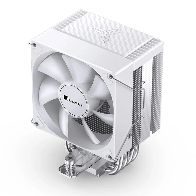Jonsbo CR-1400 EVO Silent Series 90MM Single-Tower CPU Cooler (Black, White)