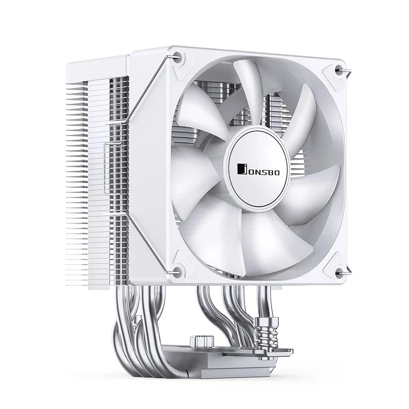 Jonsbo CR-1400 EVO Silent Series 90MM Single-Tower CPU Cooler (Black, White)