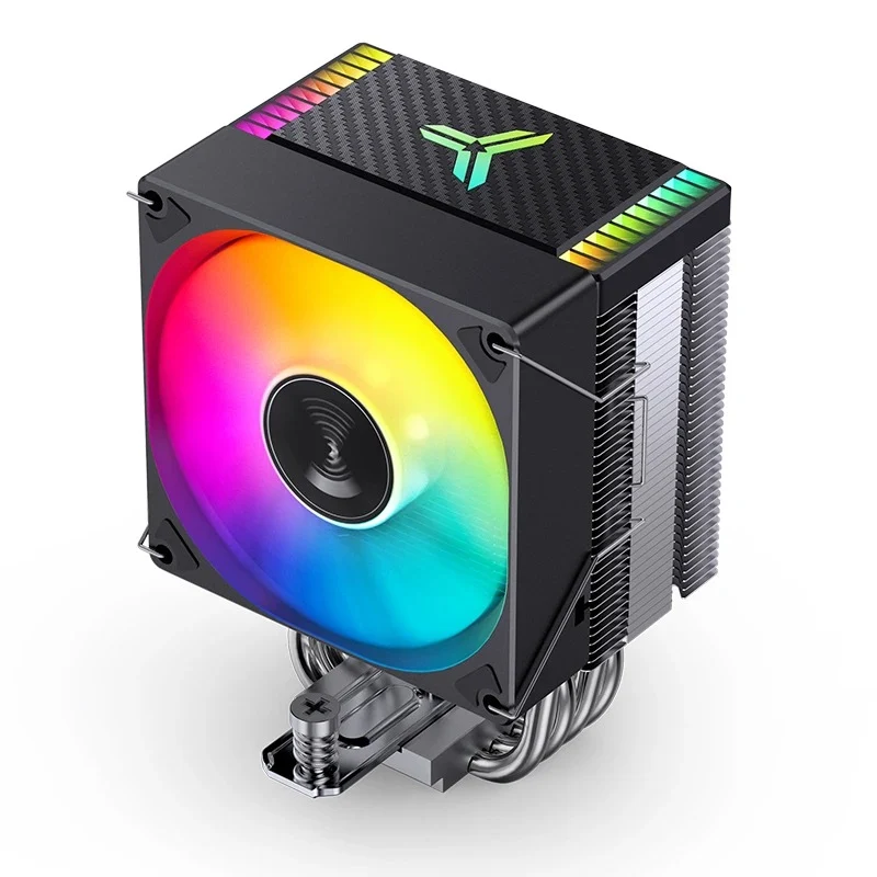 Jonsbo CR-1400 EVO ARGB Silent Series 90MM Single-Tower CPU Cooler (Black, White)