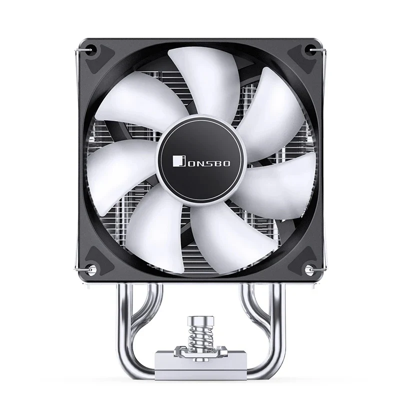 Jonsbo CR-1400 EVO ARGB Silent Series 90MM Single-Tower CPU Cooler (Black, White)