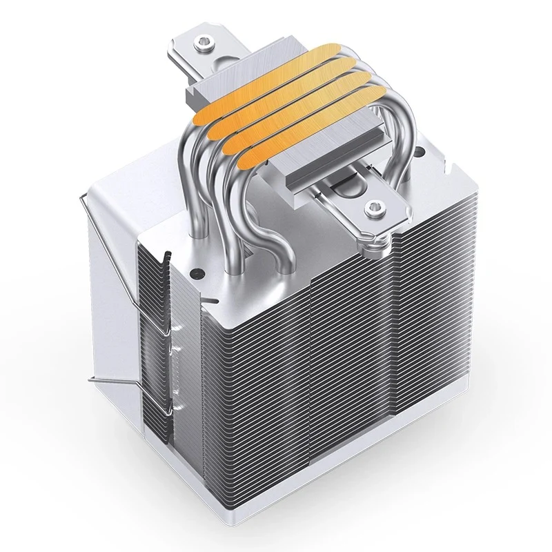 Jonsbo CR-1400 EVO ARGB Silent Series 90MM Single-Tower CPU Cooler (Black, White)