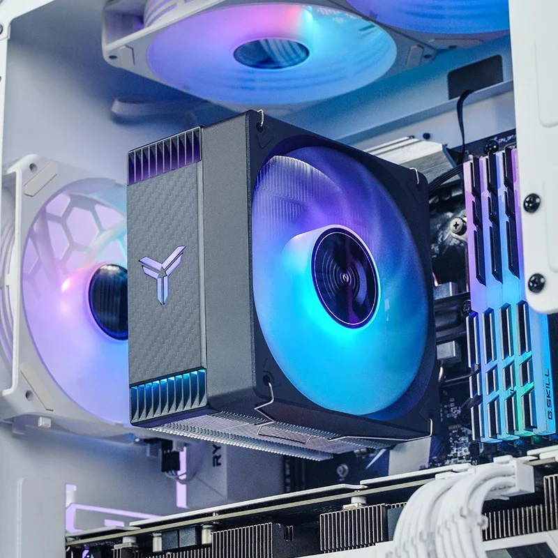 Jonsbo CR-1000 Max Silent Series 120MM Single-Tower CPU Cooler (Black, White)