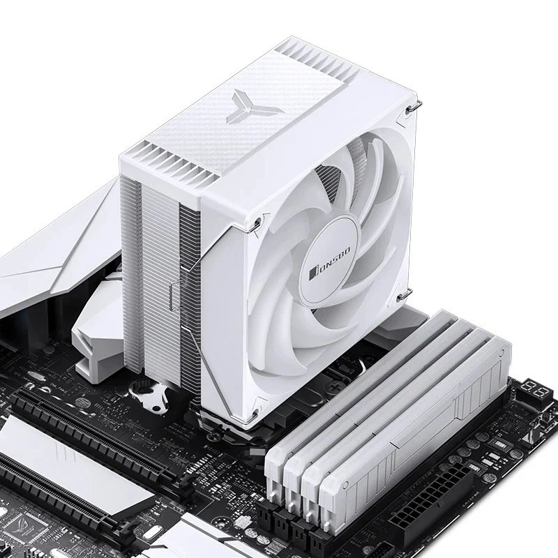 Jonsbo CR-1000 Max Silent Series 120MM Single-Tower CPU Cooler (Black, White)