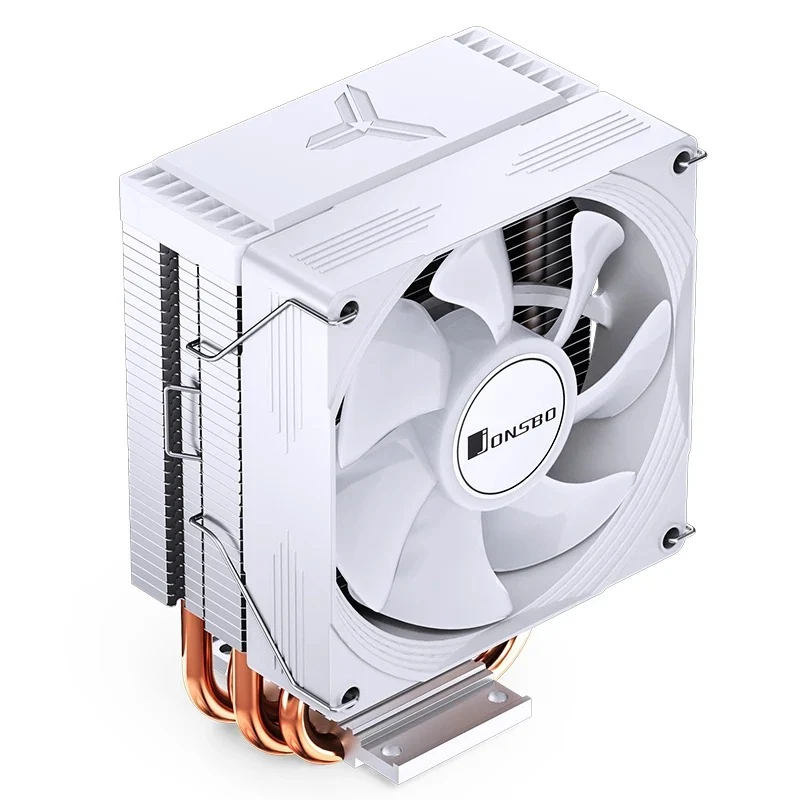 Jonsbo CR-1300 EVO 90MM Single-Tower CPU Cooler (Black, White)