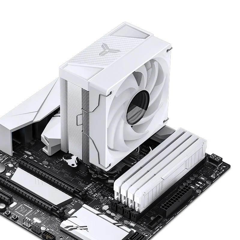 Jonsbo CR-1000 V2 Pro Silent Series 120MM Single-Tower CPU Cooler (Black, White)