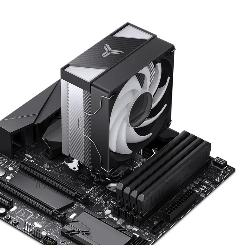 Jonsbo CR-1000 V2 Pro ARGB Silent Series 120MM Single-Tower CPU Cooler (Black)
