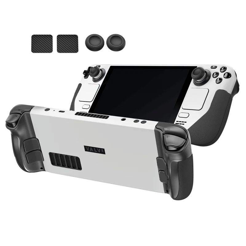 JSAUX Skin Sticker Set for Steam Deck/ Steam Deck OLED (Black) (GP0003)