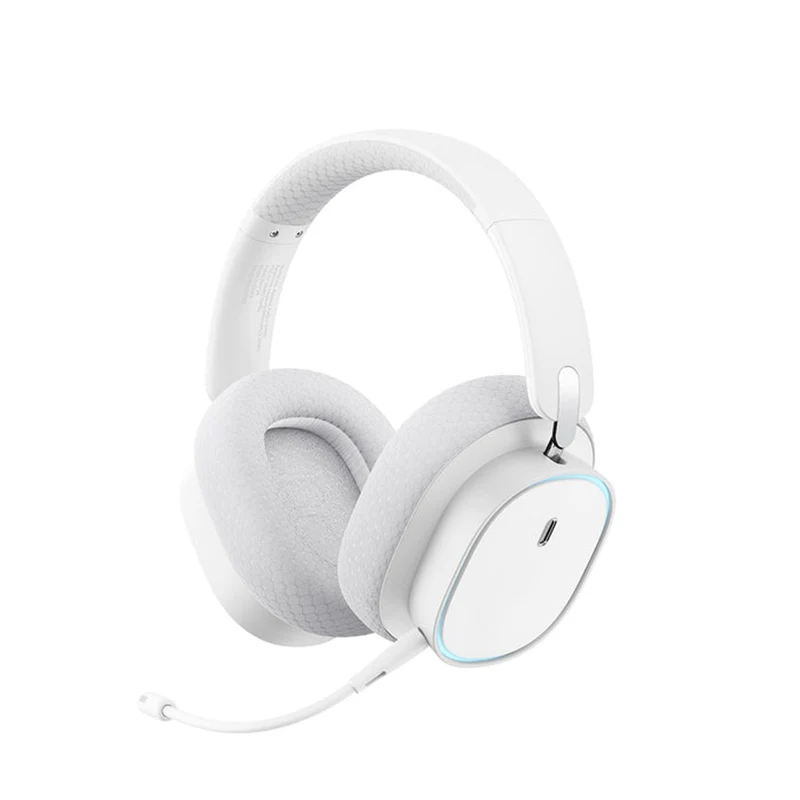 Baseus AeQur GH02 Gaming Wireless Headphone with Microphone (Moon White) (A00050800211-00)