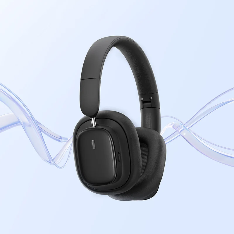 Baseus Bowie H1i Noise-Cancellation Wireless Headphone (Cluster Black, Stellar White) (A00050402113-00, A00050402223-00)