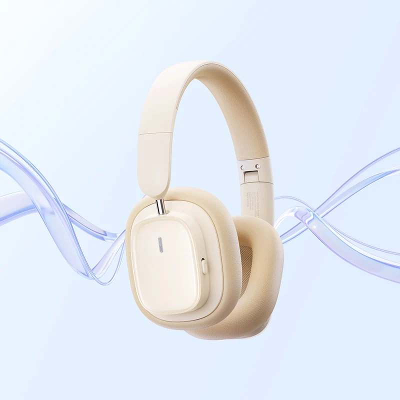 Baseus Bowie H1i Noise-Cancellation Wireless Headphone (Cluster Black, Stellar White) (A00050402113-00, A00050402223-00)