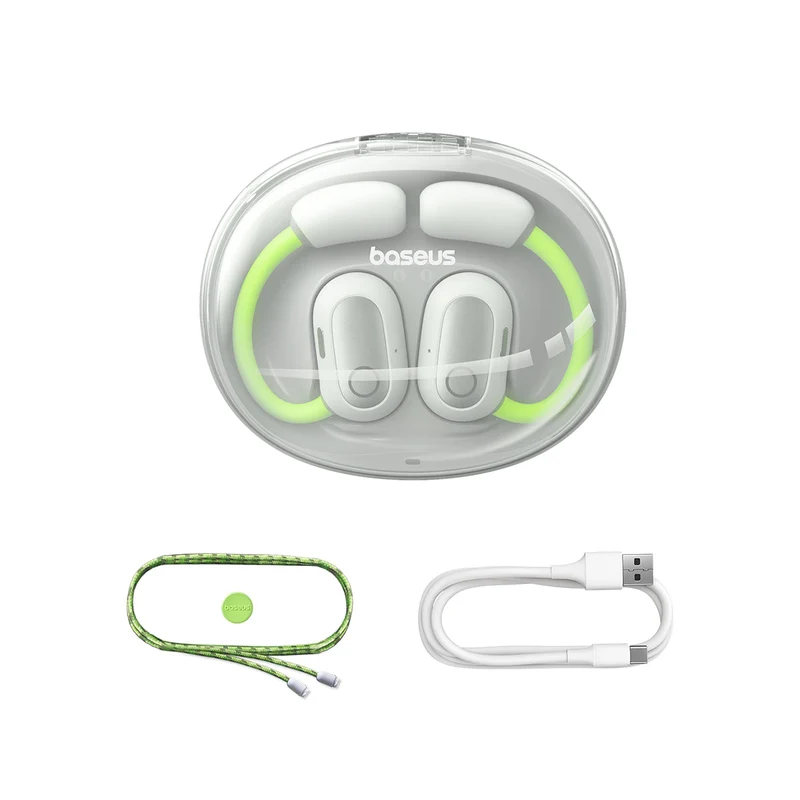 Baseus Eli Sport 1 Open-Ear TWS Earbuds (Cosmic Black, Aurora Green) (A00064400121-00, A00064400641-00)