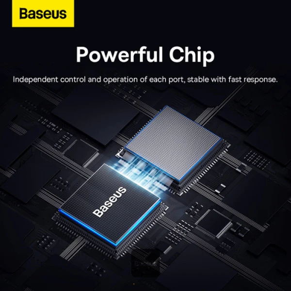 Baseus UltraJoy Series 4-in-1 USB-C Hub to 4xUSB 3.0 (Space Grey) (B0005280A813-03)