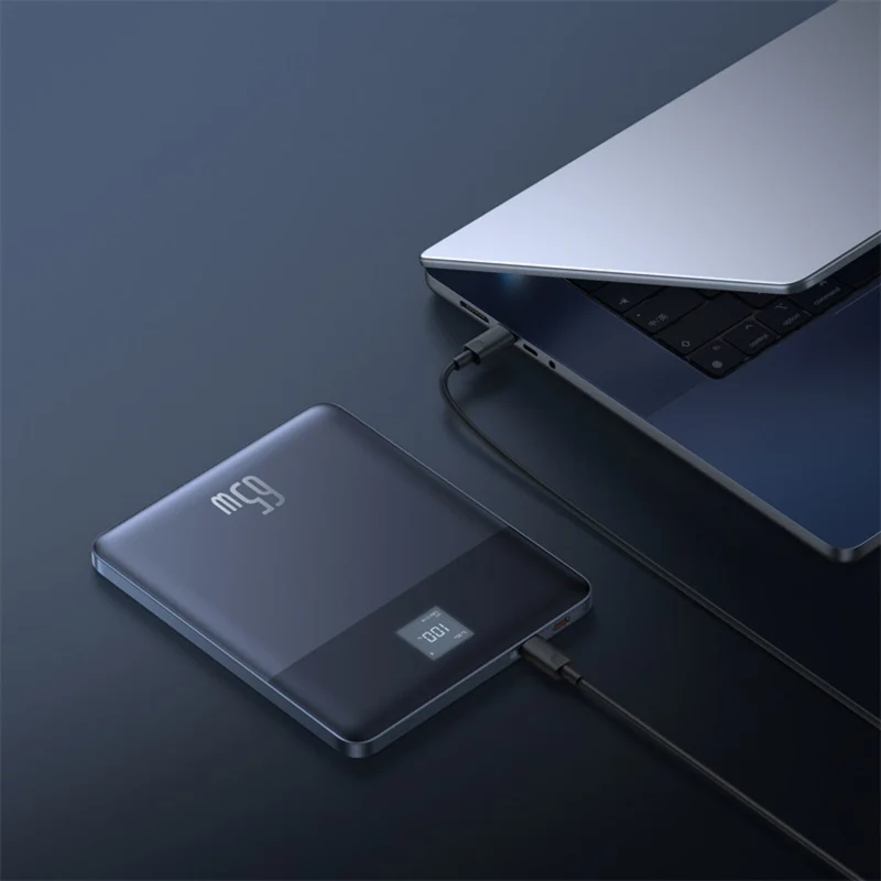 Baseus Blade2 Fast Charging Power Bank with Digital Display Intelligent Edition 12000mAh 65W (Mariana Blue) (P10063801323-00)