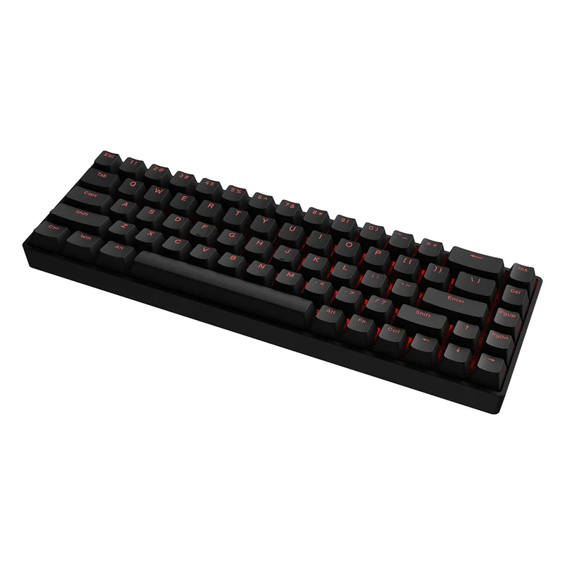 Fierce Gaming Gear Fire 68 Wired Hot-Swappable Mechanical Keyboard (Black) (Gateron Double-Rail White Hall Effect Magnetic Switch)
