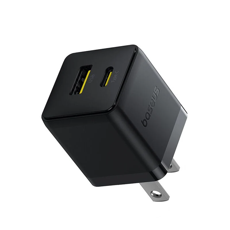 Baseus Palm Fast Charger C+U 30W (Cluster Black) (P1011160B113-00)