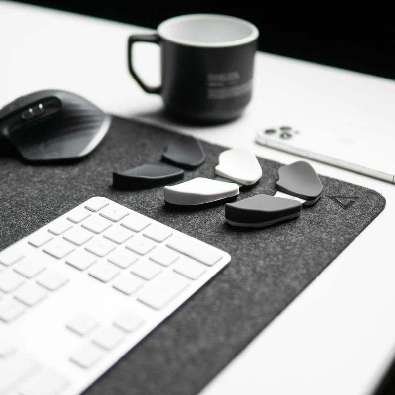 DeltaHub Carpio 2.0 Ergonomic Wrist Rest For Right-Handed (Small, Large) (Black, Grey, White)