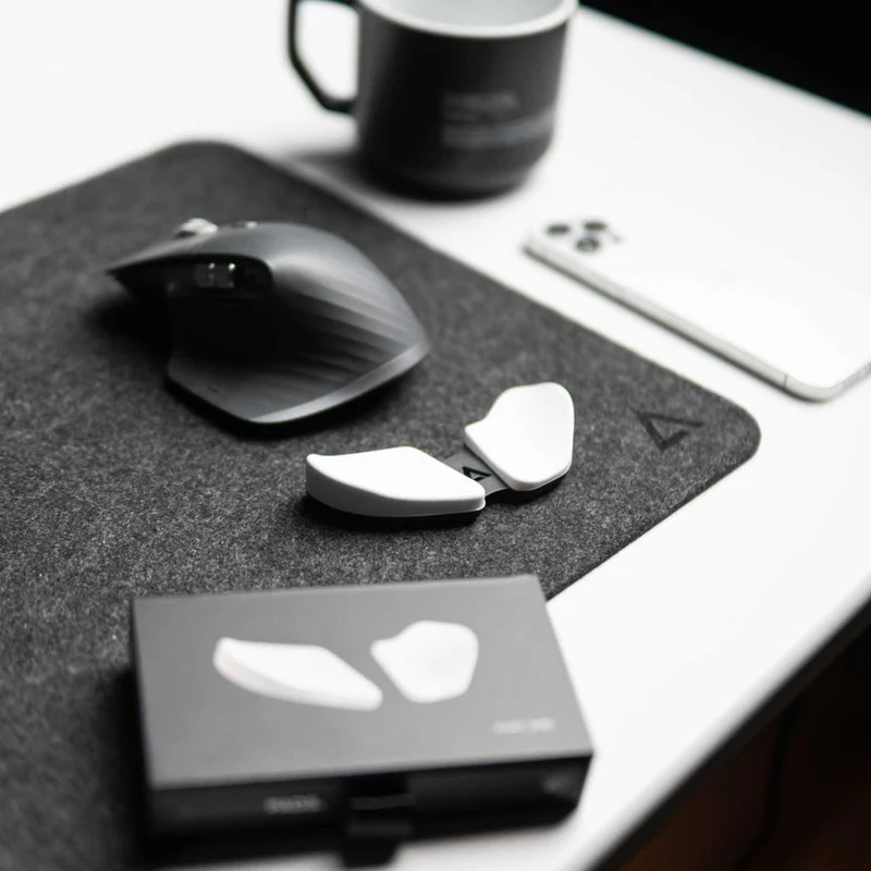 DeltaHub Carpio 2.0 Ergonomic Wrist Rest For Right-Handed (Small, Large) (Black, Grey, White)