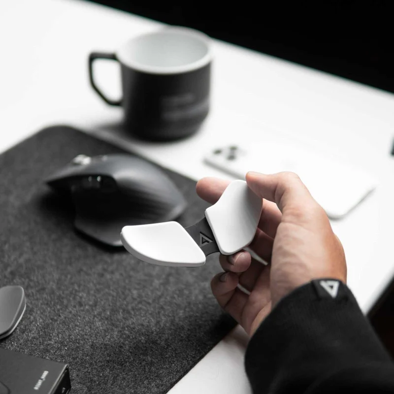 DeltaHub Carpio 2.0 Ergonomic Wrist Rest For Right-Handed (Small, Large) (Black, Grey, White)