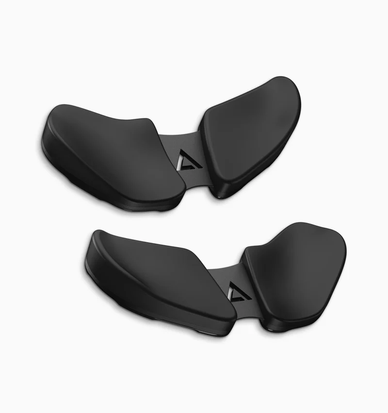 Deltahub Carpio 2.0 Ergonomic Wrist Rest Set Left & Right (Small, Large) (Black, Grey)