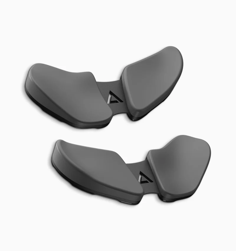 Deltahub Carpio 2.0 Ergonomic Wrist Rest Set Left & Right (Small, Large) (Black, Grey)