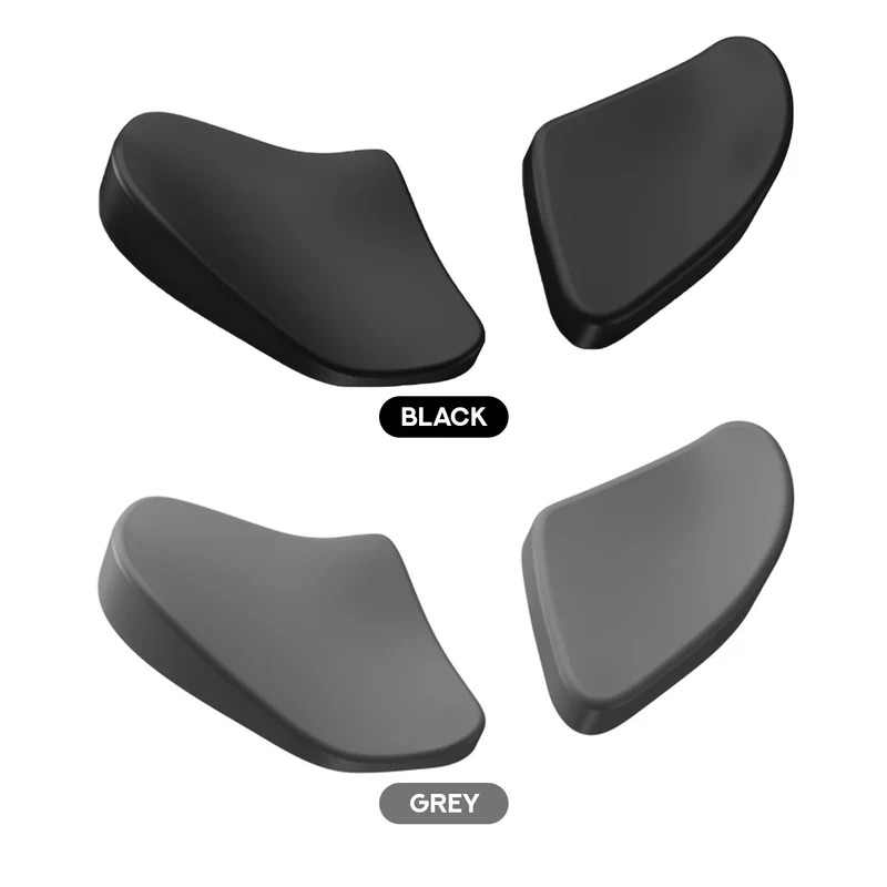 Deltahub Carpio 2.0 Replaceable Silicone Pads For Left-Handed (Small, Large) (Black, Grey)