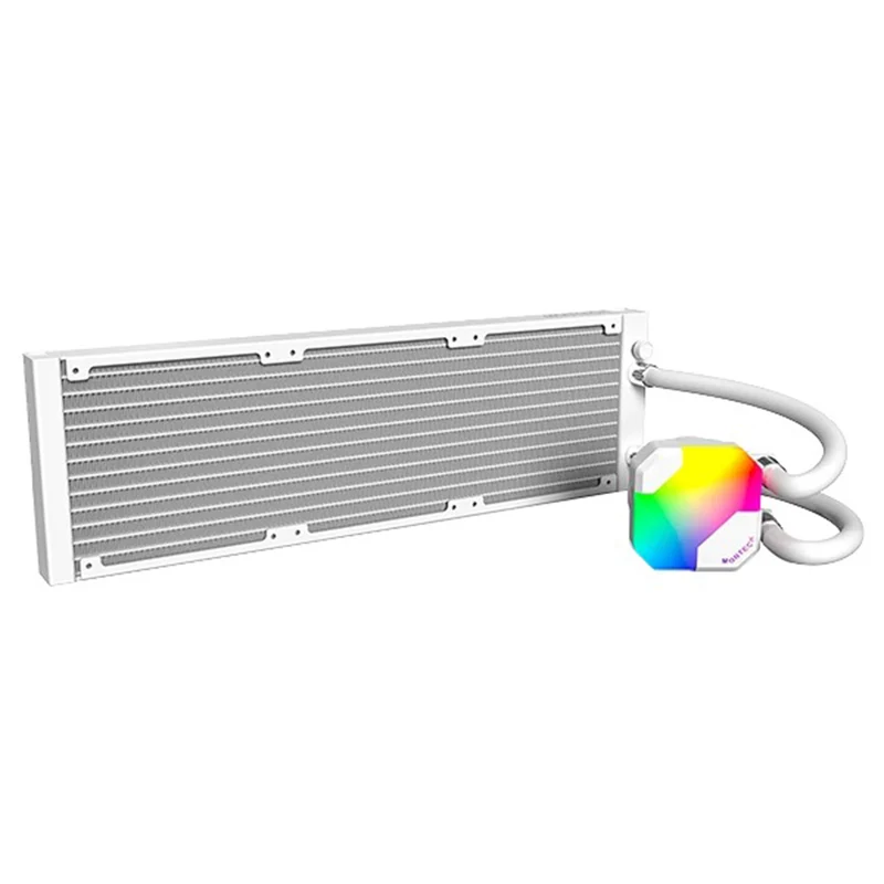 Montech HyperFlow ARGB 360 AIO CPU Liquid Cooler (Black, White)