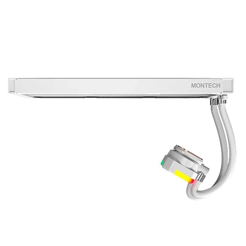 Montech HyperFlow ARGB 360 AIO CPU Liquid Cooler (Black, White)