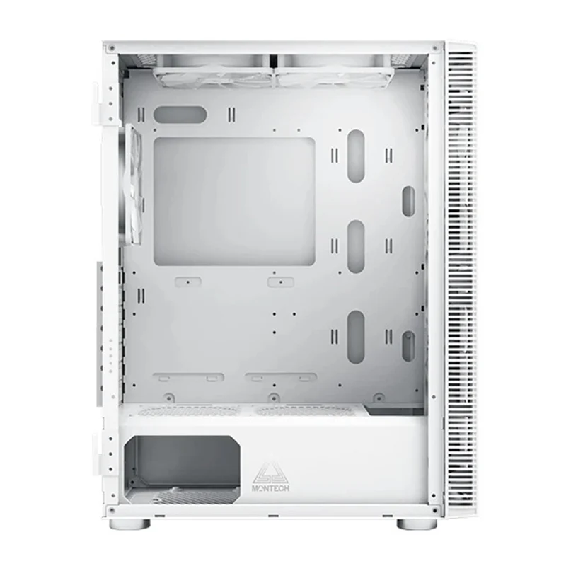 Montech X3 Glass Mid Tower PC Case (Black, White)