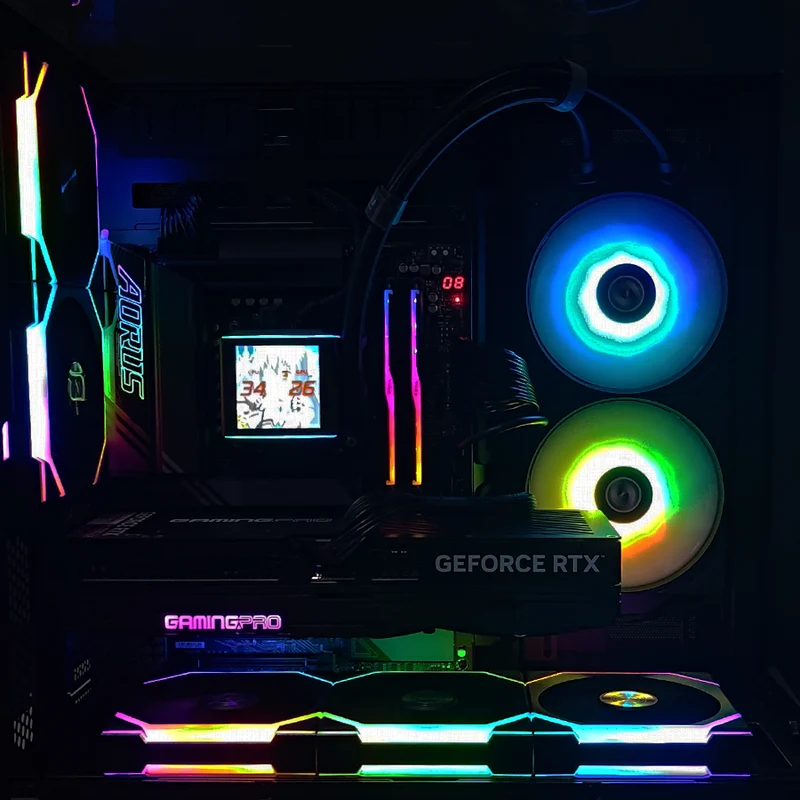 Ultra O11 Vision Black Desktop Gaming PC | AMD Ryzen 7 9800X3D | 64GB RAM | 4TB SSD | RTX 5080 | Windows 11 Pro