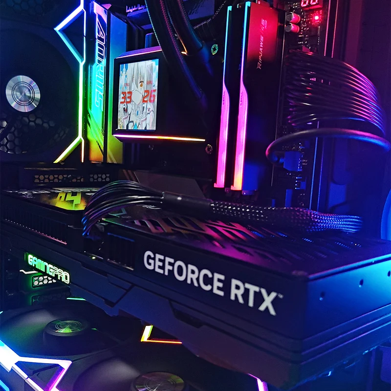 Ultra O11 Vision Black Desktop Gaming PC | AMD Ryzen 7 9800X3D | 64GB RAM | 4TB SSD | RTX 5080 | Windows 11 Pro