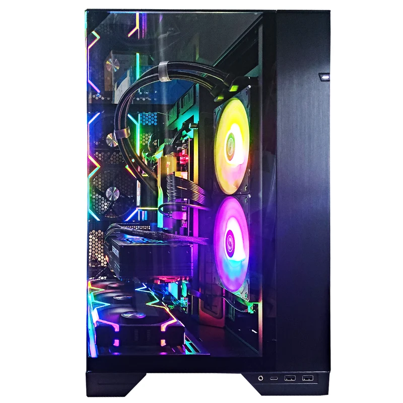 Ultra O11 Vision Black Desktop Gaming PC | AMD Ryzen 7 9800X3D | 64GB RAM | 4TB SSD | RTX 5080 | Windows 11 Pro