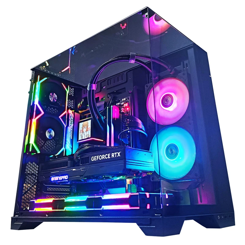 Ultra O11 Vision Black Desktop Gaming PC | AMD Ryzen 7 9800X3D | 64GB RAM | 4TB SSD | RTX 5080 | Windows 11 Pro
