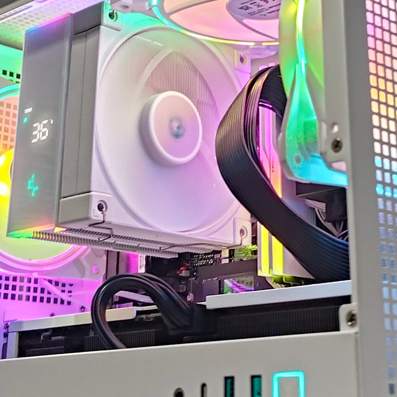 Aurora CH160 White Desktop Gaming PC | AMD Ryzen 5 7600 | 32GB RAM | 1TB SSD | RTX 4060 Ti | Windows 11 Pro
