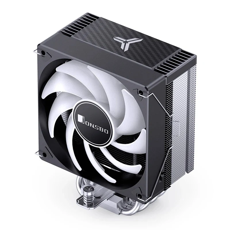 Jonsbo CR-1000 Max ARGB Silent Series 120MM Single-Tower CPU Cooler (Black, White)