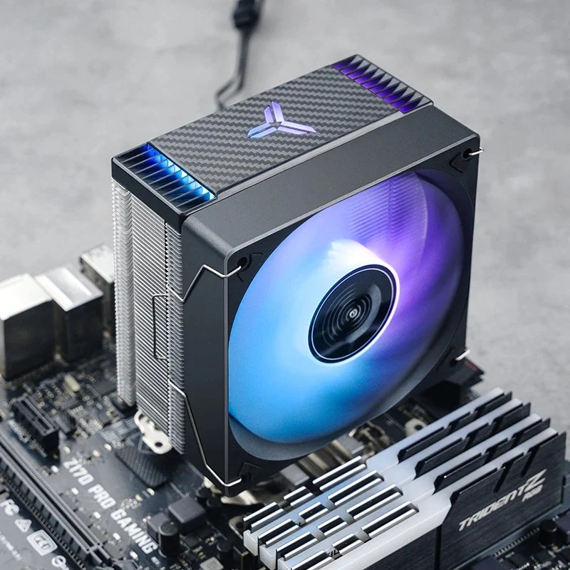 Jonsbo CR-1000 Max ARGB Silent Series 120MM Single-Tower CPU Cooler (Black, White)