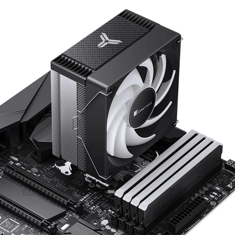 Jonsbo CR-1000 EVO Silent Series 120MM Single-Tower CPU Cooler (Black, White)