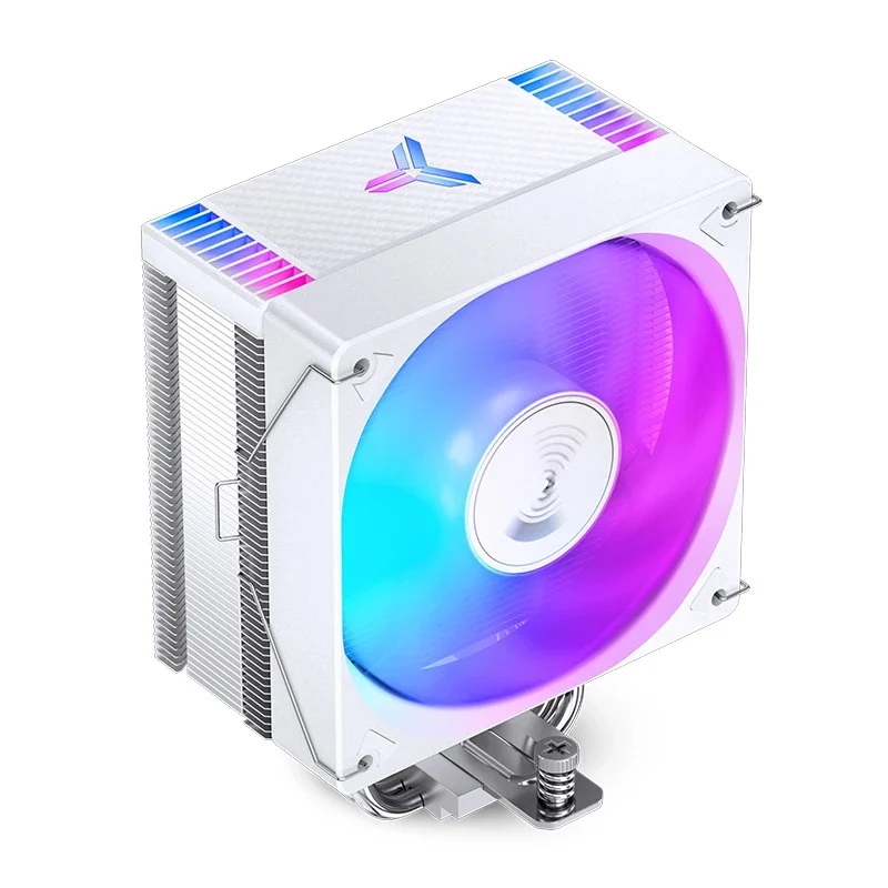 Jonsbo CR-1000 EVO Silent Series 120MM Single-Tower CPU Cooler (Black, White)