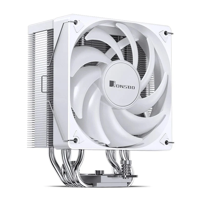 Jonsbo CR-1000 EVO Silent Series 120MM Single-Tower CPU Cooler (Black, White)